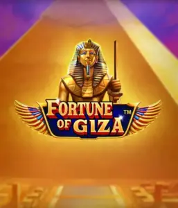 Uncover the timeless world of the Fortune of Giza game by Pragmatic Play, showcasing a stunning depiction of a Pharaoh set against the iconic pyramid backdrop. This image conveys the glory of Egyptian culture, great for those interested in ancient civilizations, offering a fascinating gaming experience.